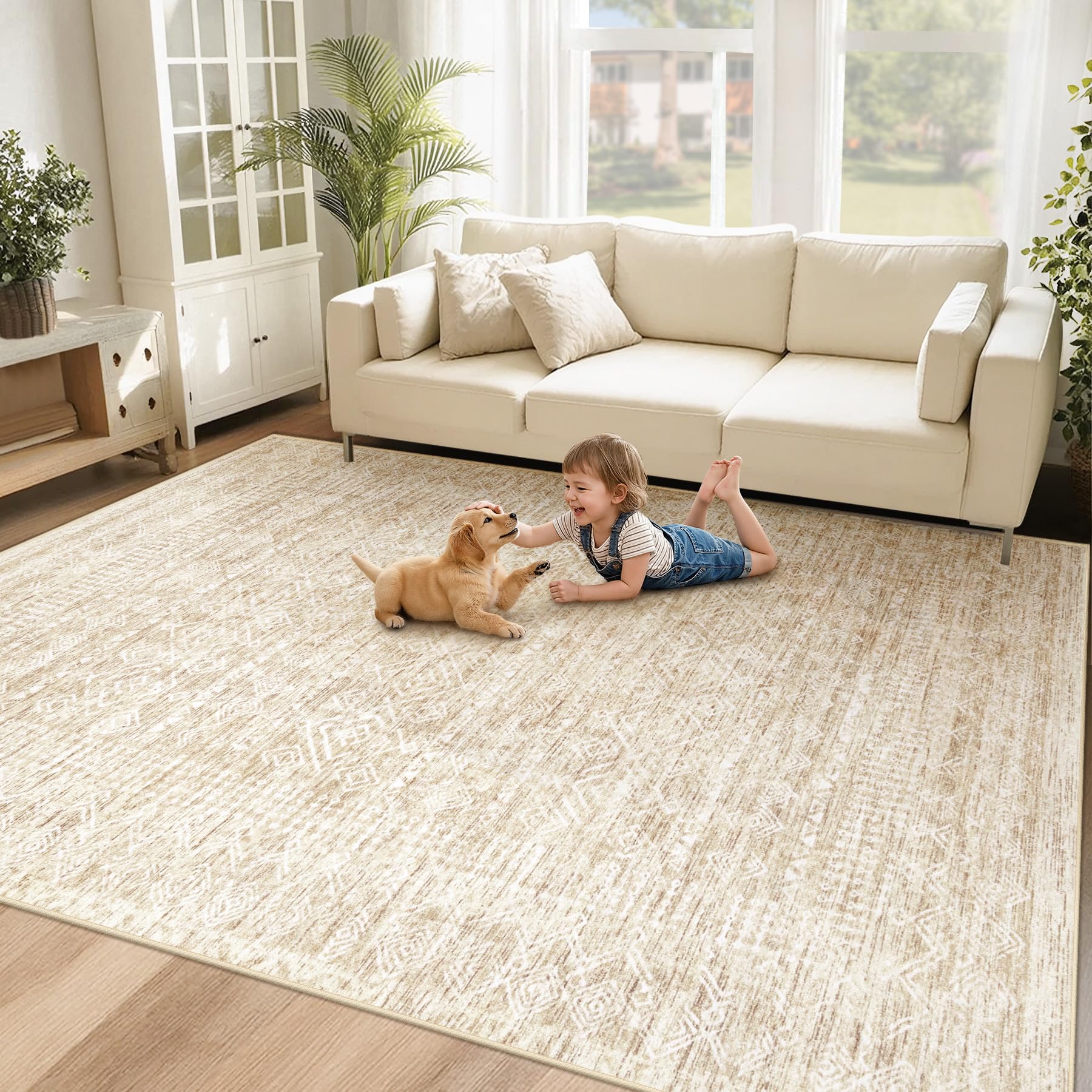 Amazon.com: 6x9 Area Rugs for Living Room: Washable Moroccan
